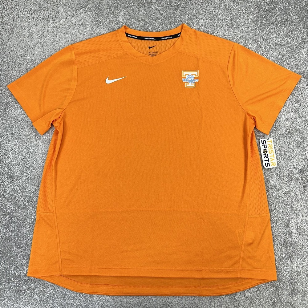 Tennessee Lady Volunteers Softball Shirt Womens 2XL Orange Nike PE Team Issue